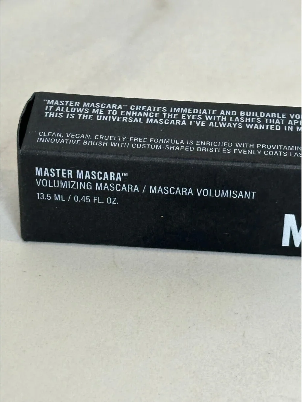 Makeup by Mario volumizing Master Mascara - Super Black 0.45 fl oz made in Italy